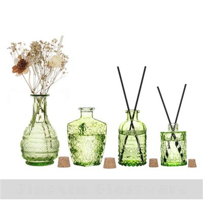 Zaļā stikla niedru difuzors